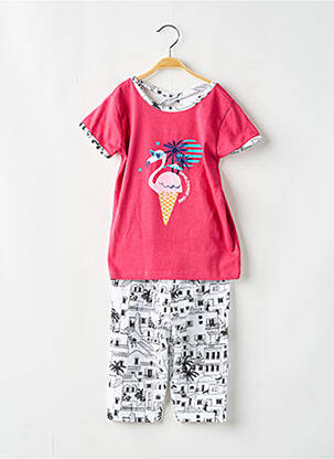Pyjama imprimé fantaisie rose ROSE POMME fille