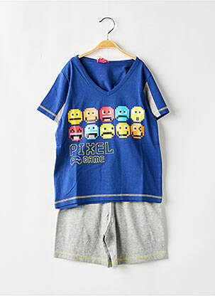 Pyjama manches courtes bleu ROSE POMME garçon