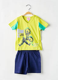 Pyjama taille élastique jaune ROSE POMME garcon