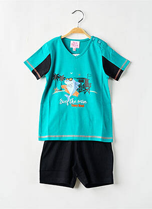 Pyjama manches courtes bleu ROSE POMME garçon