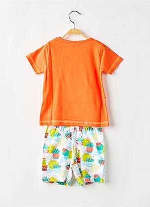 Pyjama imprimé fantaisie orange ROSE POMME fille