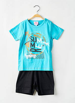 Pyjama manches courtes bleu ROSE POMME garçon