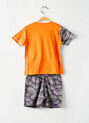 Pyjama imprimé fantaisie orange ROSE POMME garçon