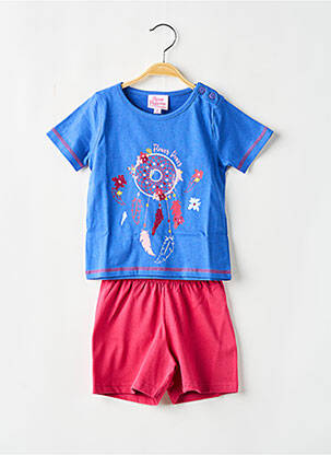 Pyjama imprimé fantaisie bleu ROSE POMME fille