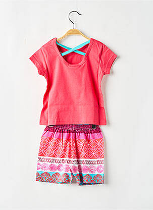 Pyjama imprimé fantaisie rouge ROSE POMME fille