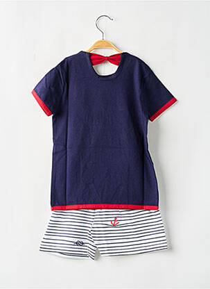 Pyjama imprimé fantaisie bleu ROSE POMME fille