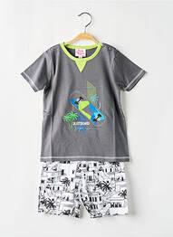 Pyjama imprimé fantaisie gris ROSE POMME garcon