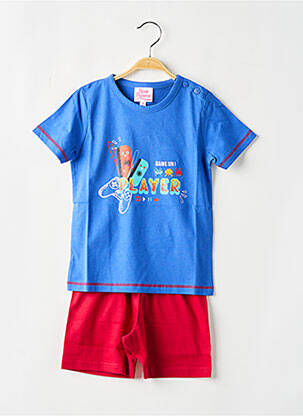 Pyjama manches courtes bleu ROSE POMME garçon