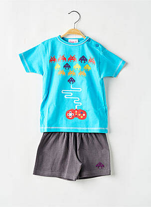 Pyjama manches courtes bleu ROSE POMME garçon