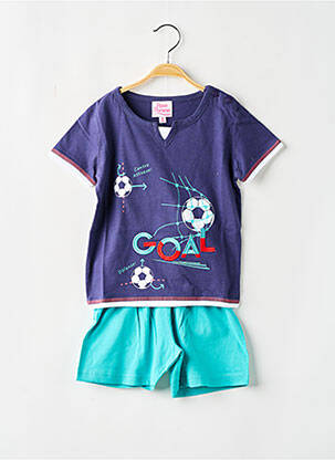 Pyjama taille élastique bleu ROSE POMME garcon