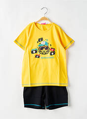 Pyjama jaune ROSE POMME pour garçon seconde vue