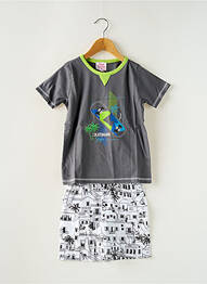 Pyjama imprimé fantaisie gris ROSE POMME garcon
