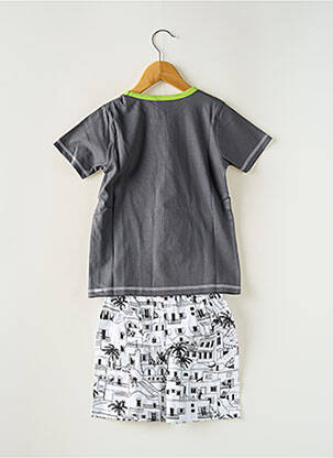 Pyjama imprimé fantaisie gris ROSE POMME garçon
