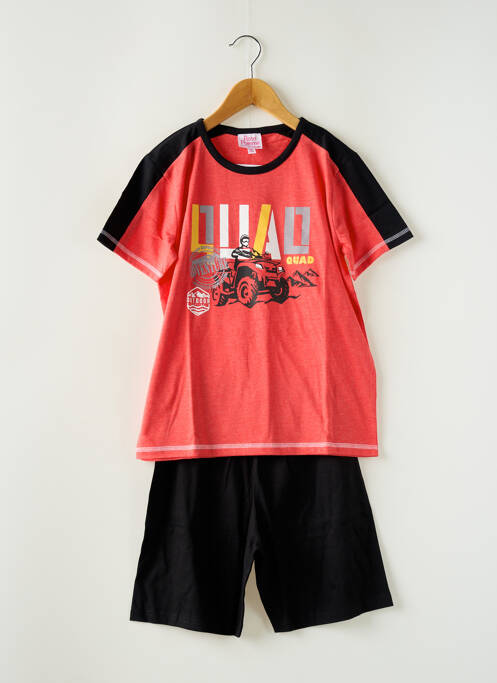Pyjama taille élastique rouge ROSE POMME garcon