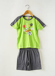 Pyjama taille élastique vert ROSE POMME garcon