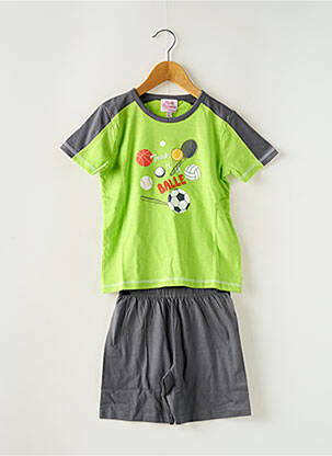 Pyjama taille élastique vert ROSE POMME garcon
