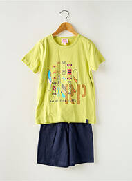 Pyjama taille élastique jaune ROSE POMME garcon