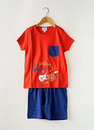 Pyjama taille élastique rouge ROSE POMME garcon