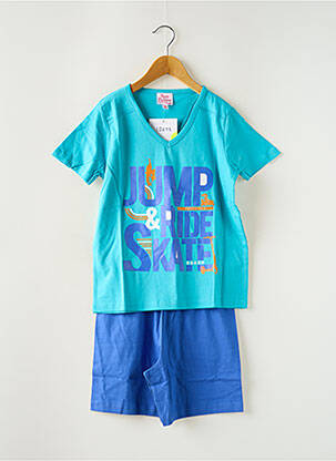 Pyjama manches courtes bleu ROSE POMME garçon