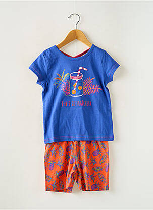 Pyjama imprimé fantaisie bleu ROSE POMME fille