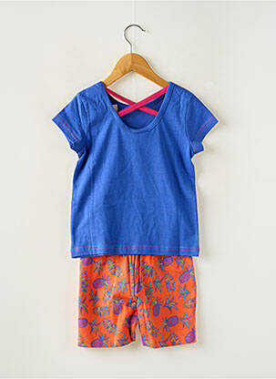 Pyjama imprimé fantaisie bleu ROSE POMME fille