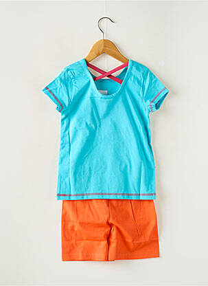 Pyjama manches courtes bleu ROSE POMME fille