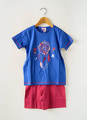 Pyjama imprimé fantaisie bleu ROSE POMME fille