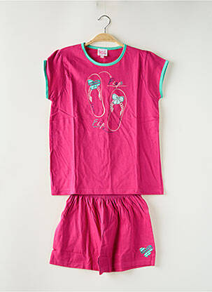 Pyjama taille élastique rose ROSE POMME fille