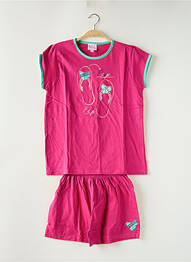 Pyjama taille élastique rose ROSE POMME fille