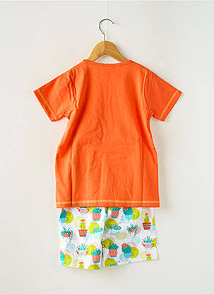 Pyjama imprimé fantaisie orange ROSE POMME fille