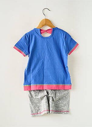 Pyjama tissage jersey bleu ROSE POMME fille