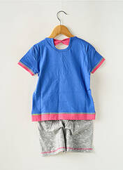 Pyjama bleu ROSE POMME pour fille seconde vue