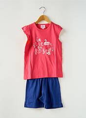 Pyjama rose ROSE POMME pour fille seconde vue