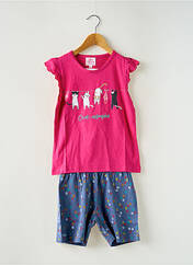 Pyjama rose ROSE POMME pour fille seconde vue