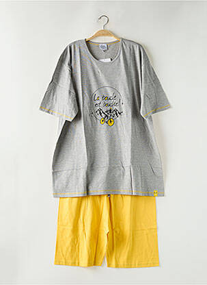 Pyjama bas short gris ROSE POMME homme