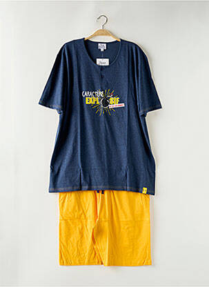 Pyjama bas short bleu ROSE POMME homme