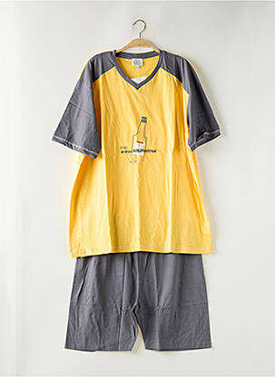 Pyjama bas short jaune ROSE POMME homme