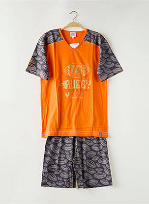 Pyjama bas short orange ROSE POMME homme