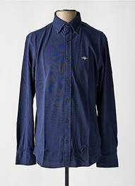 Chemise manches longues manches longues bleu GANT homme