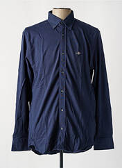 Chemise manches longues bleu GANT pour homme seconde vue