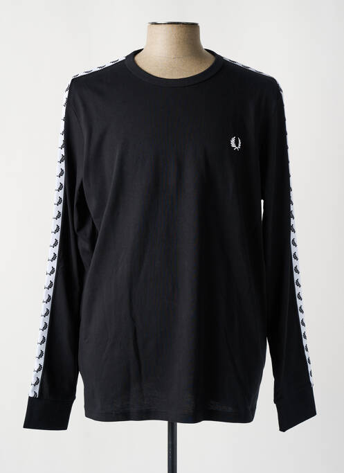 T-shirt noir FRED PERRY pour homme
