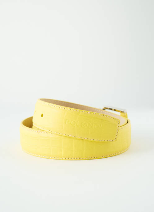Ceinture jaune POL&NOL pour homme