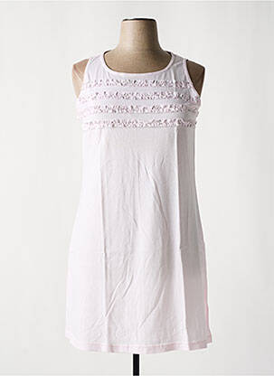 Chemise de nuit imprimé fleurs rose BISBIGLI femme