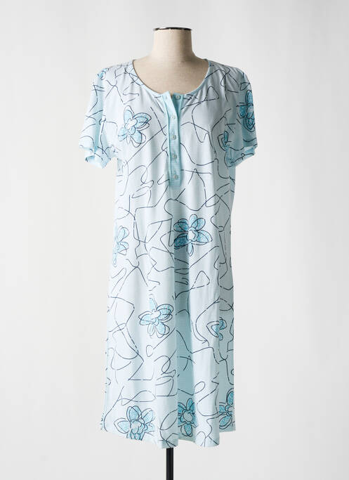 Chemise de nuit bleu MASSANA pour femme