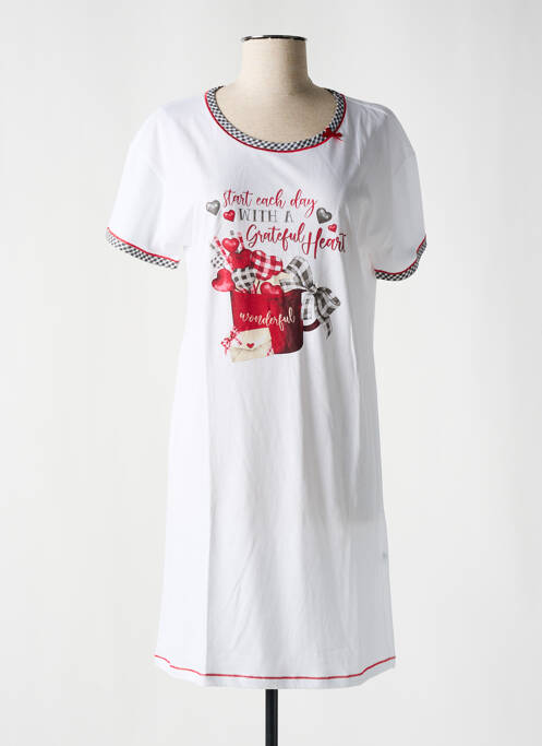 Chemise de nuit rouge BISBIGLI pour femme