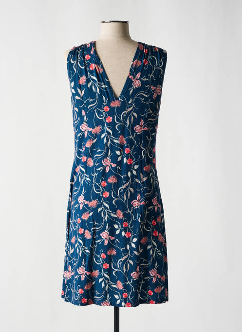 Robe mi-longue bleu JANIRA pour femme
