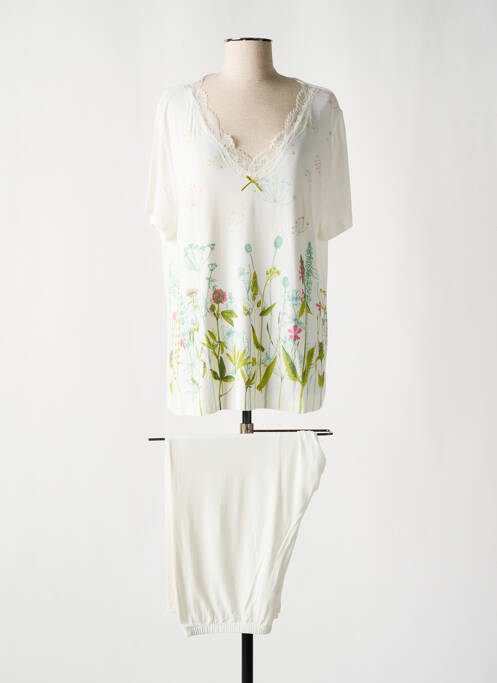 Pyjama blanc EGATEX pour femme
