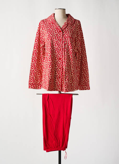 Pyjama rouge ROSE POMME pour femme