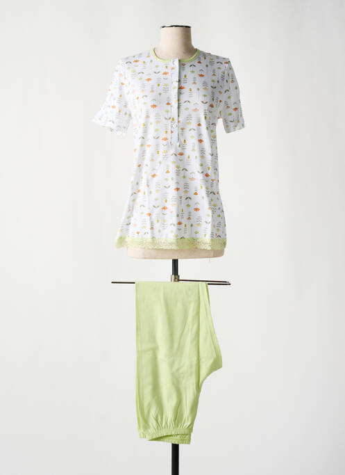 Pyjama vert LINCLALOR pour femme