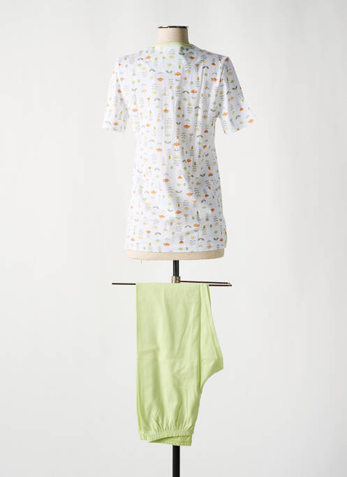 Pyjama vert LINCLALOR pour femme